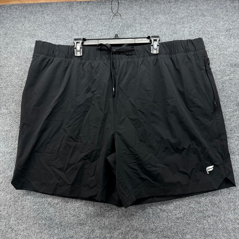 Fabletics Men's 7 Inch One Short Lined Athletic Shorts Black Size 3X  Quick Dry